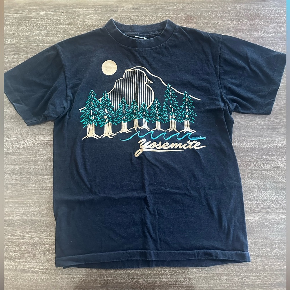 Vintage Yosemite T-Shirt Keehn Scenes adult graphic tee Size Medium